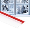 Soengsau T-Shaped Silicone Weather Stripping Draft Stopper, 122" L x