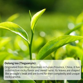 HANFANGLING Oolong Tea 100% Natural Loose Leaf Total 1.76oz (Grape)