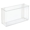 mDesign Plastic Adhesive Mount Storage Organizer Container for Kitchen or