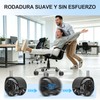 Ruedas para Silla de Oficina,5 Pcs Llantas para Silla Uso