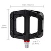 FOOKER MTB Pedals Mountain Bike Pedals 3 Bearing Non-Slip Lightweight