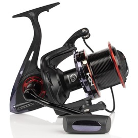 HPLIFE Surf Spinning Reel, 8000/10000/12000 Saltwater Offshore Fishing Reel Long Casting 12+1 Stainless BB Ultra Smooth, 4.7:1 High Speed Gear Ratio, 70LBS Max Drag Power Sea Fishing (HP-KC-BK, 10000)