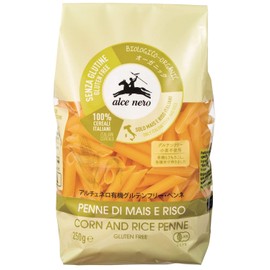 ALCE NERO Organic, Gluten-Free Penne, 8.8 oz (250 g) (Organic, Made in Italy, No Wheat)