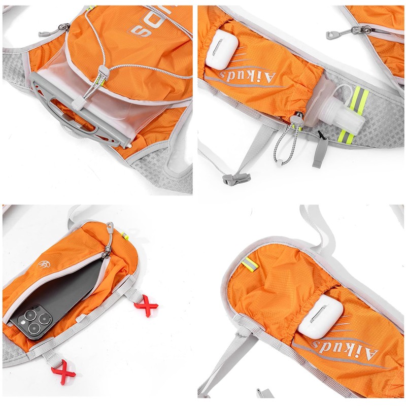 KAMCYCLE Ultralight Hydration Backpack, Running Vest, Trail Backpack, Hydration Pack,
