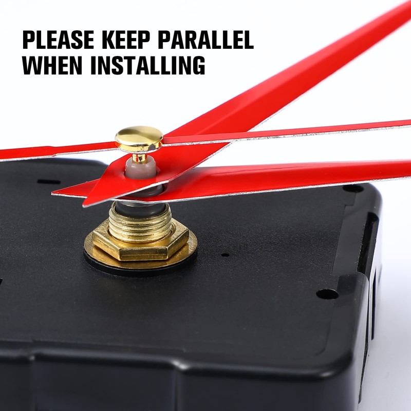 Hemobllo 10 Sets DIY Wall Clock Needles Mute Clock Pointers