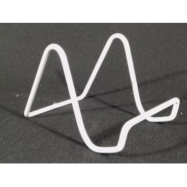 Unbranded Easel Display Stand Metal Small Size White Color Vinyl Coated Set Of 20