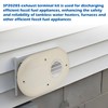 3-Inch Vent Termination Kit, Compatible with Rheem Condensing Indoor Gas