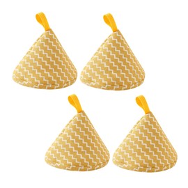 ULTECHNOVO Set of 4 Pot Lid Gloves Heat-Resistant Kitchen Oven Mitts Anti-Scald Pot Handle Covers