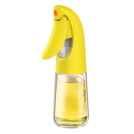 Prime Home Oil Sprayer for Cooking - 150ml Glass Olive Oil Dispenser for Healthy Cooking, BBQ, Baking, Frying, Grilling, Salad, Air Fryer - Yellow