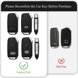 OFF WE GO Car Key Case Cover for KIA Ceed Cerato Seltios Soul Sportage Sorento Stinger Rio Optima NIRO Forte Telluride Key Cover Protective Housing Clear