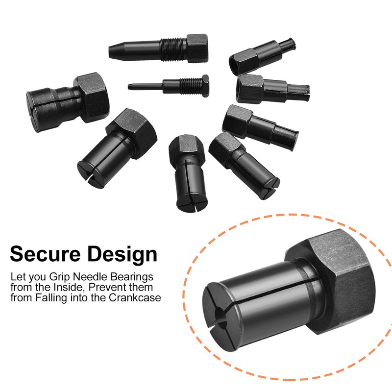 LainKeen 10 Piece Motorcycle Blind Internal Inner Insert Inside Bearing