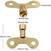 Dwang 1Pc Brass Radiator Bleed Key - Metal Radiator Bleeding