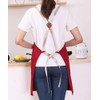 Apron Cotton Canvas Machine Washable Aprons for Girls Ladies Adjustable