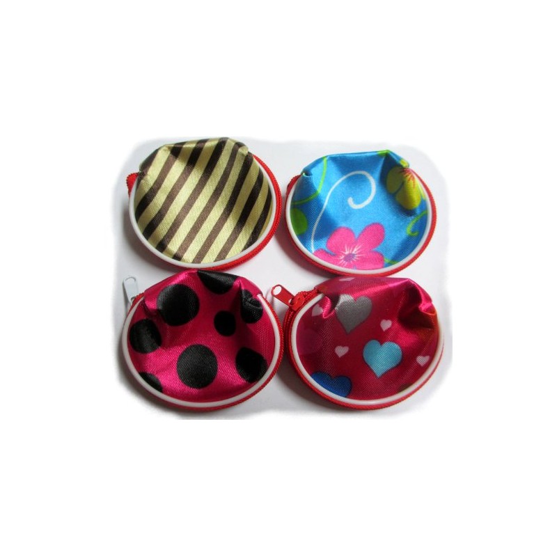 4x Mini Wallet Case Varriert