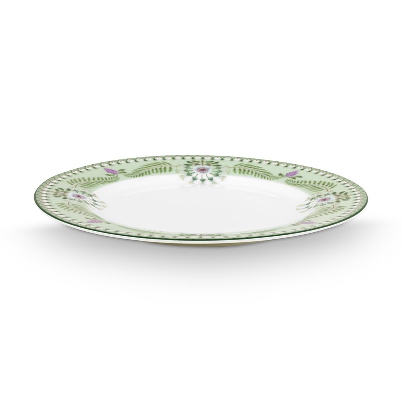 PIP STUDIO Lily&Lotus Light Green Dinner Plate 23 cm