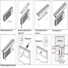 Electromagnetic Lock with Z and L Bracket 1200LBS 500KG Holding