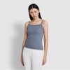 JAJU [JAJU] Yeo Pointelle Sleeveless Lounge T-Shirt_Blue Grey