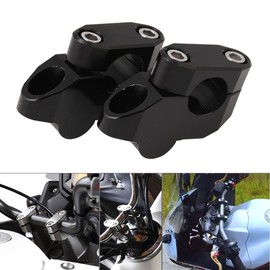 YUANYE 7/8" Handlepost for Honda Kawasaki Suzuki Motorcycle Handlebar Handle Bar Handle Bar Handlebar Handlebar for Honda Kawasaki Suzuki Black