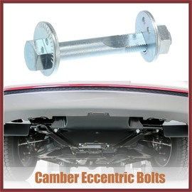 HEROFFIX 2 Set Eccentric Alignment Camber Bolt for Mitsubishi Lancer 2002-2006 No.MR333373/MB809335 Suspension Control Arm Cam Adjustment Nut Kit Vehicle Components Replace Parts