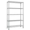 Unbranded NEW 5-Layer Shelf Storage Organizer Chrome Plated Iron 180*90*35cm