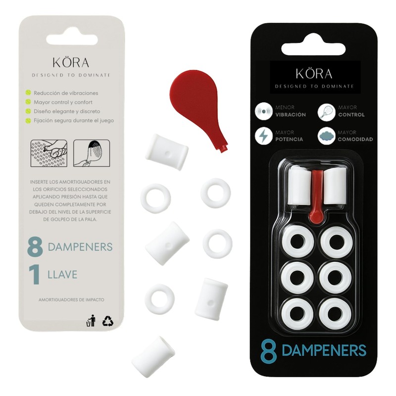 Genérico KÖRA, Kit para Pala de Padel 3 en 1: