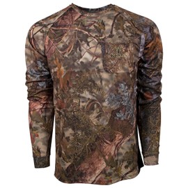 King's Camo Hunter Series Long Sleeve Tee, Mountain Shadow, XX-Large