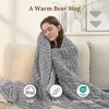 Sherpa Fleece Adult Weighted Blanket Great for Sleep, 15 lbs