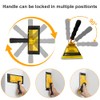 Paint Edger Tool Kit, 9” Paint Pad Set with 360°
