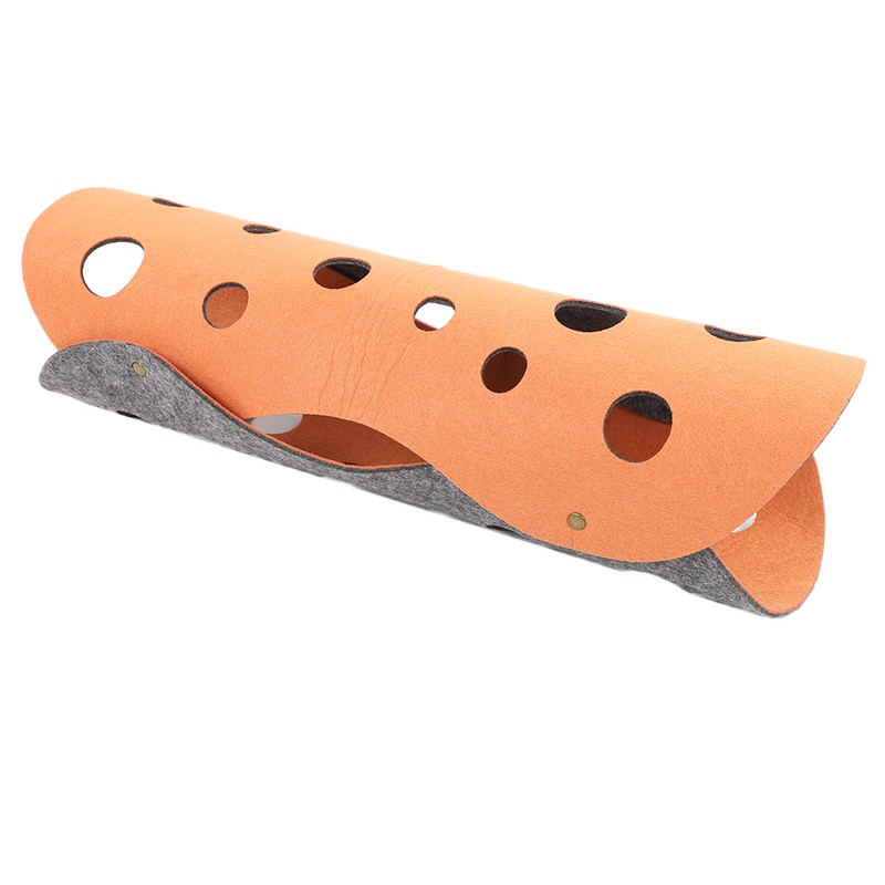 DIY Cat Tunnel Toys Detachable Folding Pet Cat Felt Playing