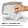 OXO Tot Perfect Pull, Dispensador para Toallitas Húmedas, Gris