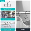 3-in-1 Shower Curtain Set, 72" x 72" Waffle Texture Shower