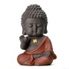 Buddha Object, Cute Buddha Statue, Pottery, Zazen, Nyorai Statue, Mini