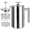 Secura French Press Coffee Maker, 304 Grade Stainless Steel Insulated