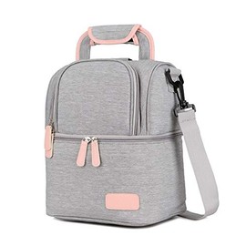 Meichoon Milchpumpen-Rucksack, Muttermilch-KÃ¼hler & Isolierte Babyflaschen-Tasche, wasserdicht â tragbare Thermo-isolierte Lunchtasche/groÃe KapazitÃ¤t Babymilch Gefrierschrank fÃ¼r Arbeit Mama Frauen