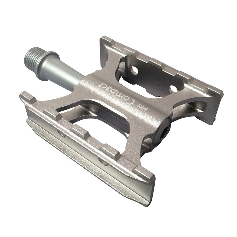 MKS (Mikashima Seisakusho) Bicycle Pedal, Compact, Silver
