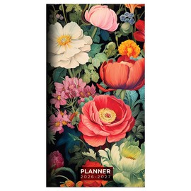 2026-2027 Vintage Blooms Small Monthly Pocket Planner
