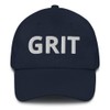 GRIT Hat (Embroidered Dad Cap) Dan Campbell Grit Hat Navy