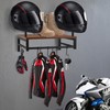 SailStart Motorcycle Helmet Holder Wall Mount,Motorcycle Gear Storage Rack,Helmet Rack