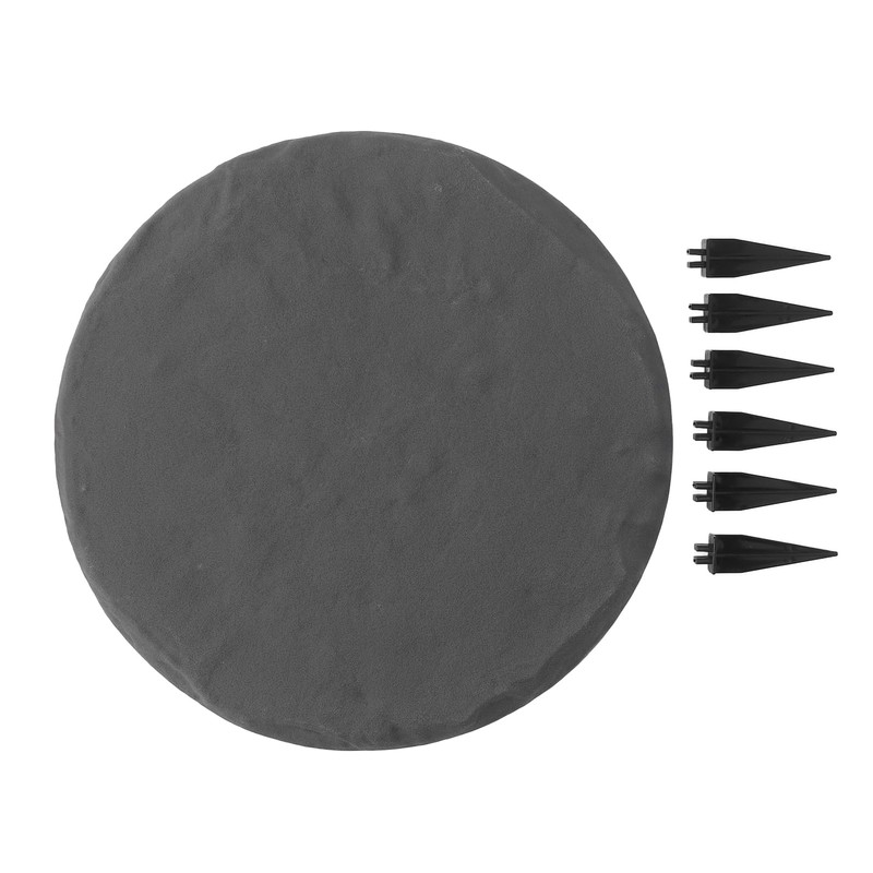 Outdoor Step Stones, Stepping Stones with Ground Stakes, Polypropylene Resin