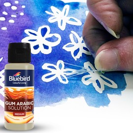 Bluebird Gum Arabic 3.4 Fl Oz / 100ML - Watercolor Medium for Art