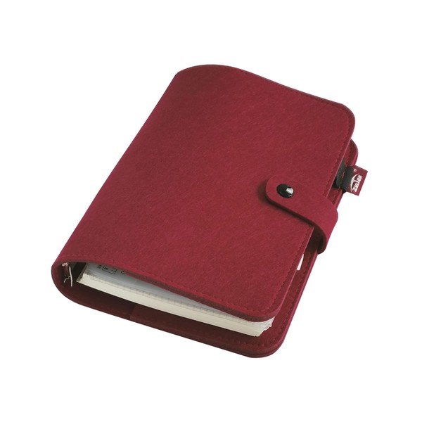 A6/ A5 6-Holes Felt Cover Round Ring View Binder File