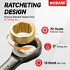 WOBANK 22-Piece Ratcheting Wrench Set, Ratchet Combination Wrenches Set with