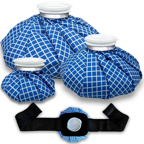 Ice Bags for Injuries, Classic No-Leak Elastic Breathable Ice Pack,