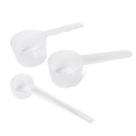3 Messlöffel, Messlöffel 50 Ml, 40 Ml, Messlöffel 5 G, Messlöffel Aus Kunststoff, Kleiner Messlöffel, Transparenter Skalenlöffel, Quantitatives Hilfswerkzeug Für Die Küche