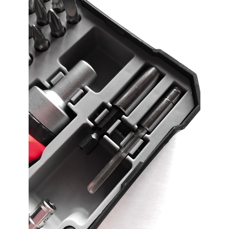 Apollo Tools Versatile 55-Piece Metric Tool Set with Ratcheting Bit