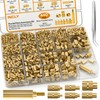 INCLY 440PCS Threaded Inserts Set with Soldering Tip & Adapter,