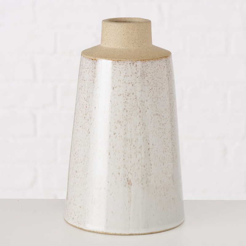Boltze Catrinia 2026124 Vase (Container in Beige & Light Grey,