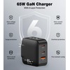 KKZN KKZN 65W GaN USB C Charger Block Mini Charger