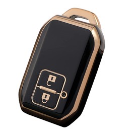 Kinotaka Suzuki Car Soft TPU Smart Key Cover 2-Button Car Remote Key Case Designed Specifically for New Swift/New Wagon R/New Wagon R Stingray/Crossbee (XBEE) and Other Models, white