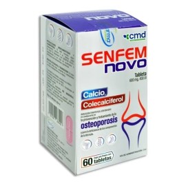 CMD Sem Cálcio Colecalciferol Auxiliar Osteoporosis C/60 Sin Sabor Caja
